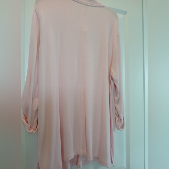 Ali Miles 3/4 sleeve top; soft pink; size xl - Picture 4 of 9